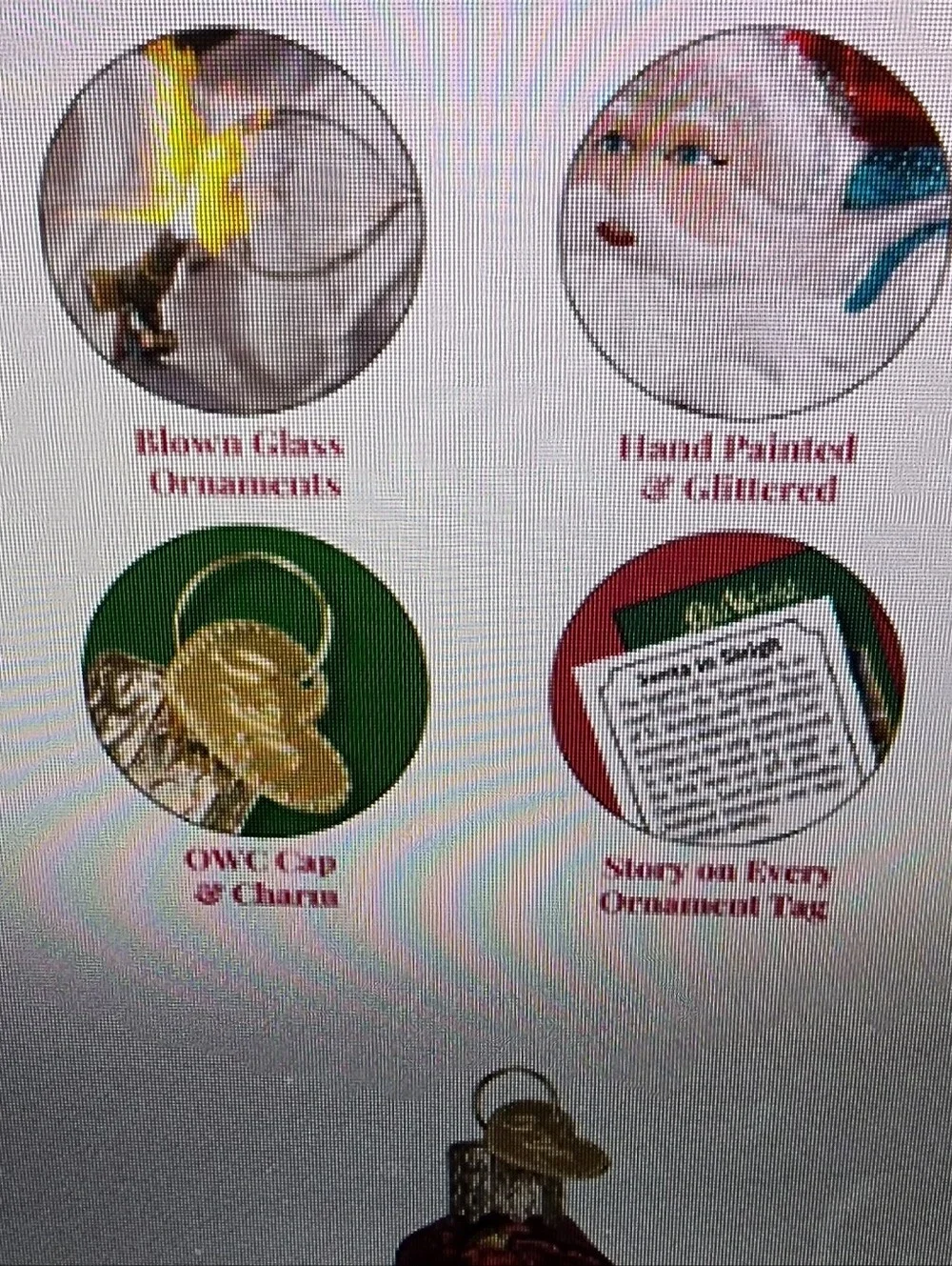OLD WORLD CHRISTMAS ORNAMENT Dalmatian Fire Chief Glass Ornament - Red & Gold